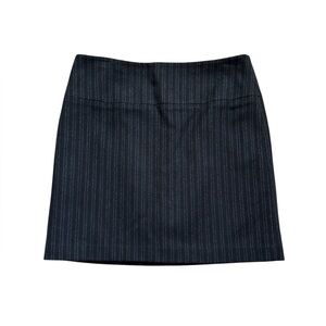 Banana Republic Black Pinstripe Mini Skirt
